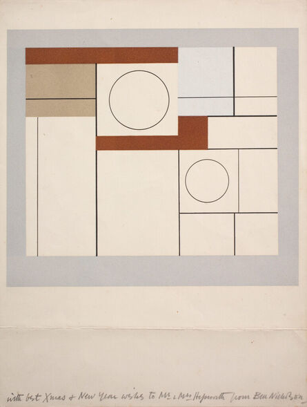 Ben Nicholson, ‘squares & circles’, 1939