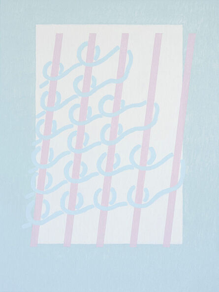 Aschely Cone, ‘Plain Weave I, Pink and Blue’, 2023