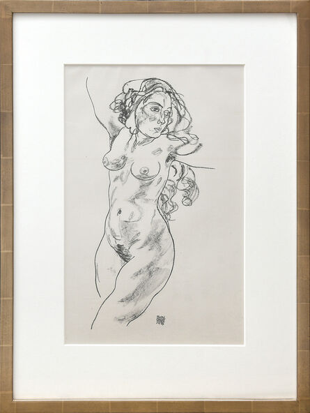 Egon Schiele, ‘Stehender weiblicher Akt, 1918. (Standing Female Nude, 1918.)’, 1920