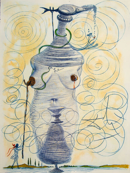Salvador Dalí, ‘Large Flask. Casanova’, 1967