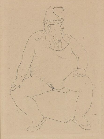 Pablo Picasso, ‘Le Saltimbanque Au Repos (Bloch 10)’, 1905