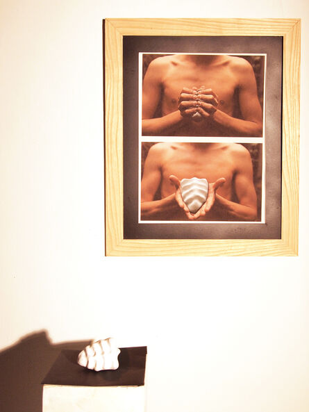 Kristen Coburn, ‘Photoshopped Image and 3D Printed Model of Gabriel Orozco's My Hands are My Heart’, 2013