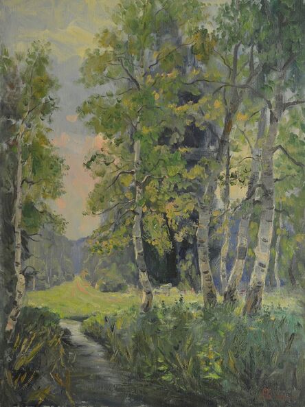 Vladimir Klimentevich Zhuk, ‘Birch trees’, 1998