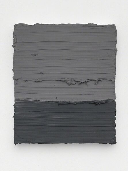 Jason Martin, ‘Untitled (Schevingen Warm Grey / Graphite Grey Dark)’, 2018