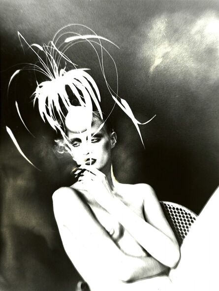 Lillian Bassman, ‘Kronung Des Chic, Model Unknown, Hat by Philipp Treacy, Vogue Germany (Untitled 151)’, 1998