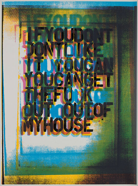 Christopher Wool, ‘My House III’, 2000
