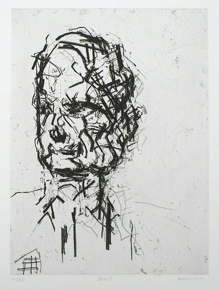 Frank Auerbach, ‘David Landau’, 2007
