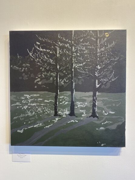 Titus Welliver, ‘Three Pines at Night’, 2020