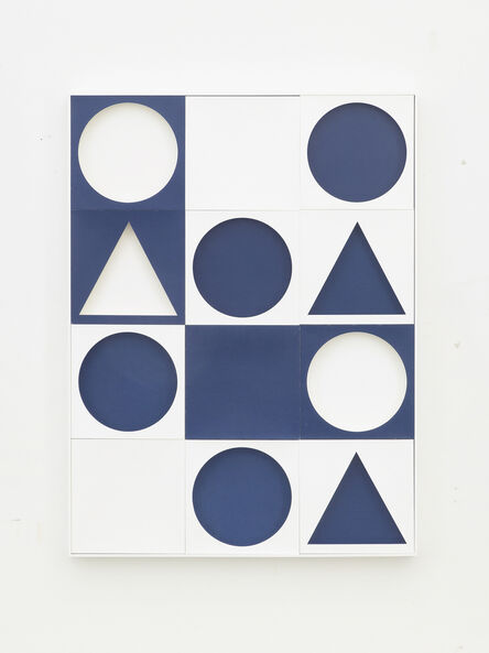 Peter K. Koch, ‘o. T. (System Blau)’, 2020