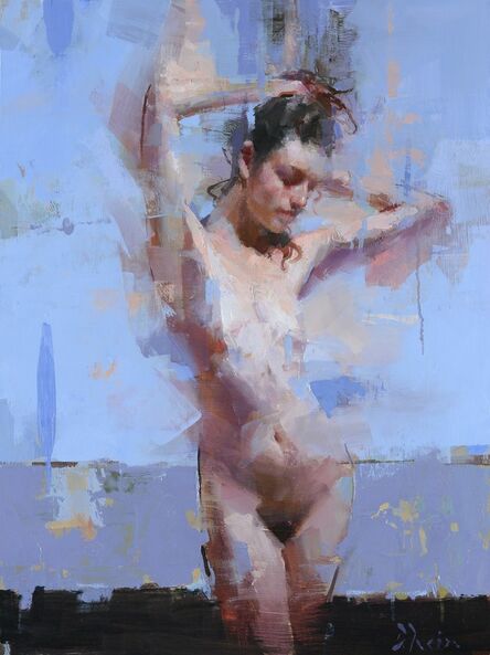 Jacob Dhein, ‘Nude with Blue and Purple’, 2018