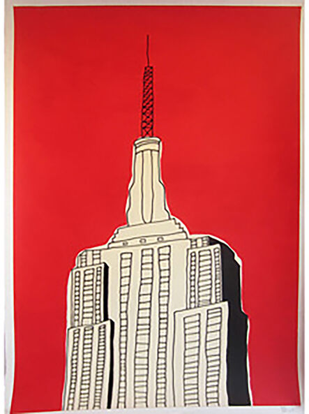 Marz Junior, ‘Red Empire State Building’, 2019