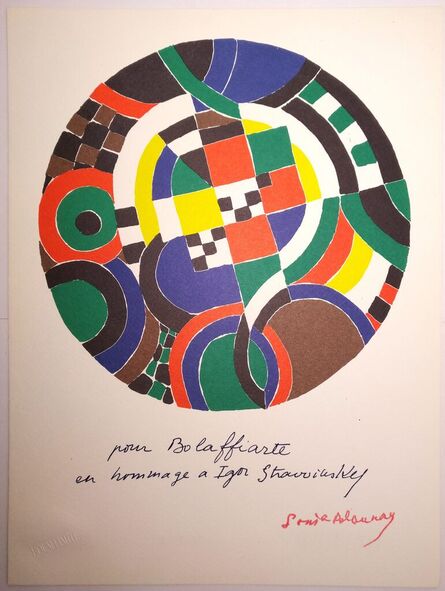 Sonia Delaunay, ‘Euterpe - "Pour Bolaffiarte, en Hommage à Igor Stravinsky"’, 1979