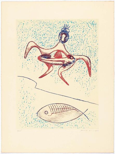 Max Ernst, ‘From: Pierre Hebey. Festin’, 1974