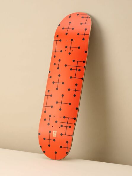 Charles and Ray Eames, ‘Dot Pattern Skateboard Deck (Red)’, 2023