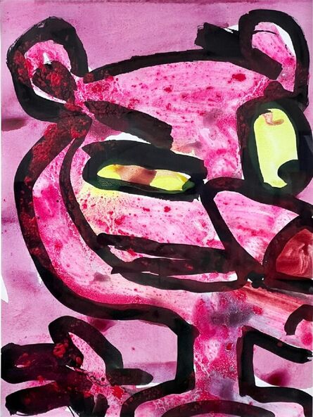 Katherine Bernhardt, ‘untitled (Pink Panther)’, 2018
