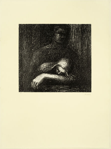 Henry Moore, ‘Lullaby: Sleeping Head’, 1973