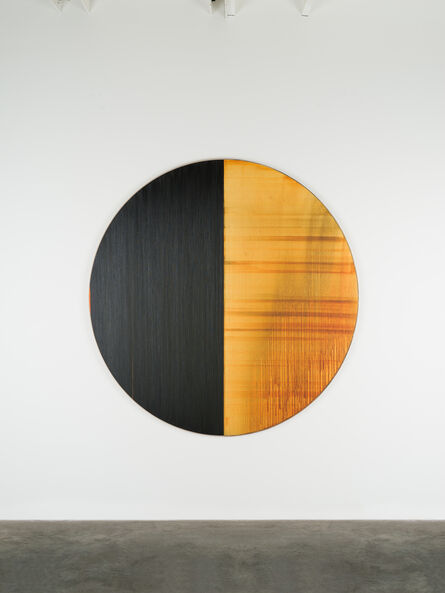 Callum Innes, ‘Untitled Lamp Black / Quinacridone Gold’, 2022