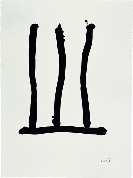Robert Motherwell, ‘Homage à Picasso: Window’, 1973