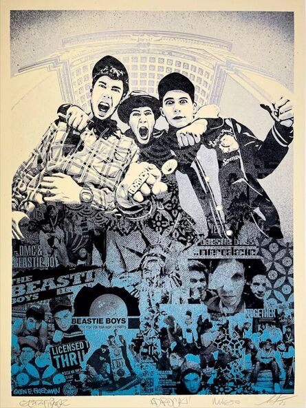 Shepard Fairey, ‘Beastie Boys: Stand Together - Blue’, 2023