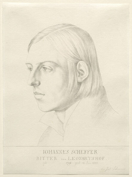 Julius Schnorr von Carolsfeld, ‘Johann Evangelist Scheffer von Leonhardshoff’, ca. 1822
