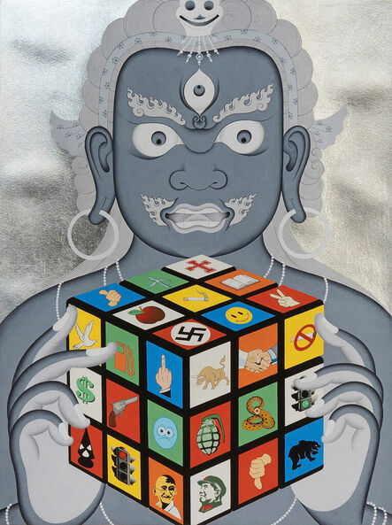 Tsherin Sherpa, ‘Your Move (Silver)’, 2022