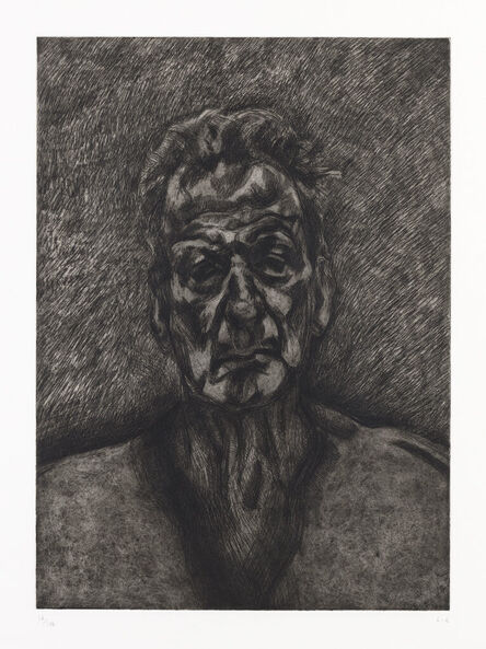 Lucian Freud, ‘Self-Portrait: Reflection’, 1996