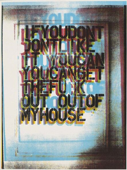 Christopher Wool, ‘My House II’, 2000