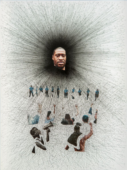 Enrique Castrejon, ‘Breaking Point (Enough is Enough), Black Lives Matter’, 2020