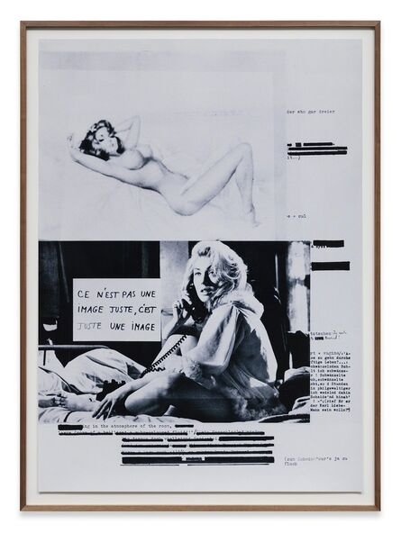 Astrid Klein, ‘Untitled (C'EST NE PAS UNE IMAGE JUSTE ...)’, 1980
