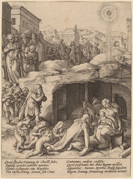 Hendrik Goltzius, ‘The Adoration of the Magi’, ca. 1586