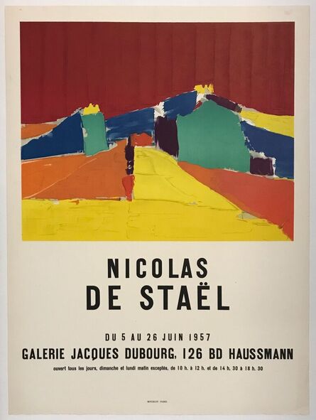 Nicolas de Staël, ‘Galerie Jacques Dubourg’, 1957