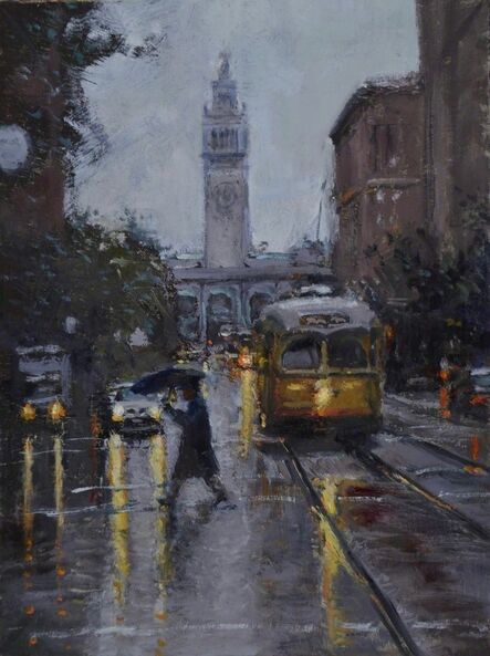 Dean Larson, ‘Rainy Market Street’, 2019