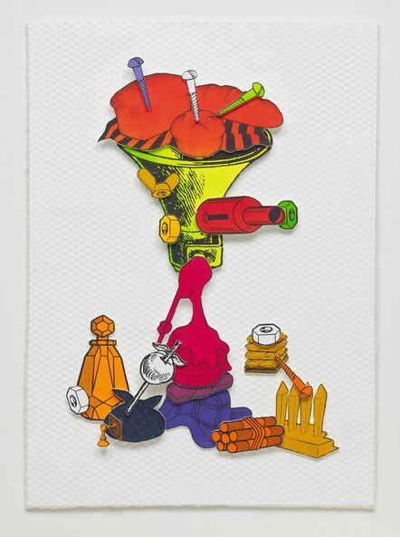 Teppei Kaneuji, ‘Games, Dance and the Constructions (Color thick paper) #8’, 2014