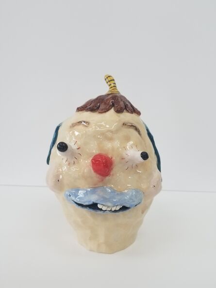 Joakim Ojanen, ‘Beige Head With Clown Nose And Great Smile’, 2019