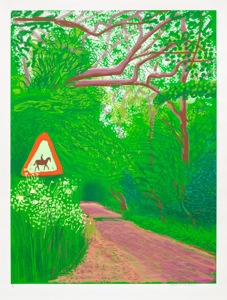 David Hockney, ‘The Arrival of Spring in Woldgate, East Yorkshire in 2011 (twenty eleven) - 30 May’, 2011