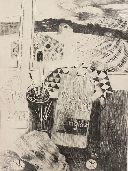 Mary Fedden, ‘The Etching Table’, 1974