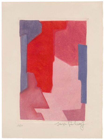Serge Poliakoff, ‘Composition mauve, bleue et rouge’, 1964