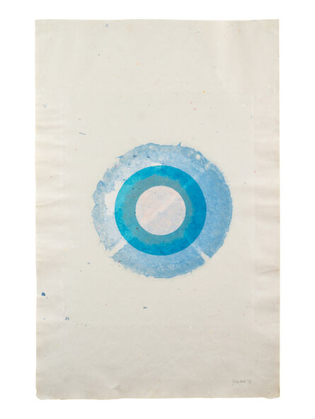 Kenneth Noland, ‘Circle III-4 (from the Handmade Paper Project)’, 1978