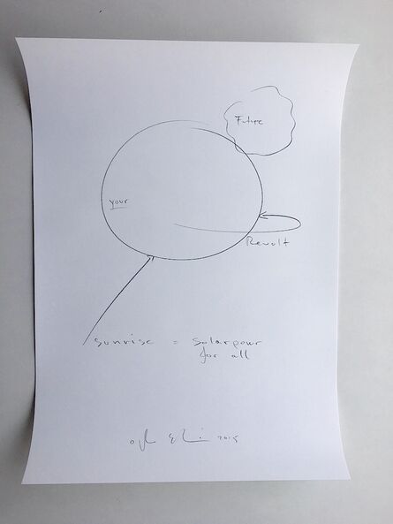 Olafur Eliasson, ‘Charged By Light (drawing)’, 2015