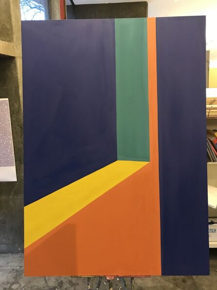 Hannah Hardenbergh, ‘Untitled (Blue, Orange, Yellow, Teal)’, 2018