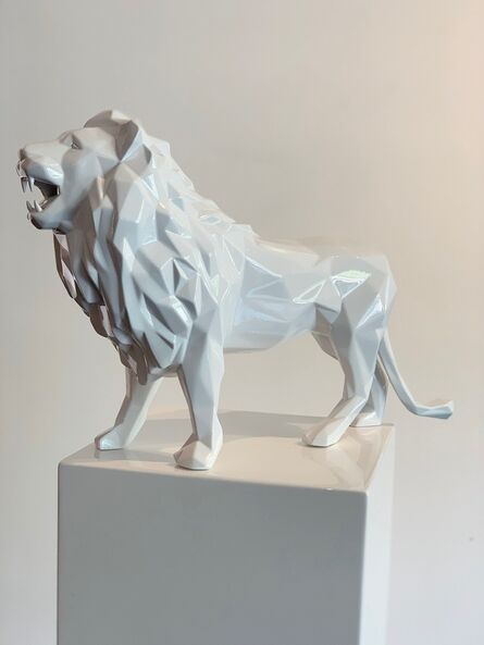 Richard Orlinski, ‘White Lion’, 2021
