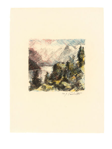 Lovis Corinth, ‘Bergsee’, 1923