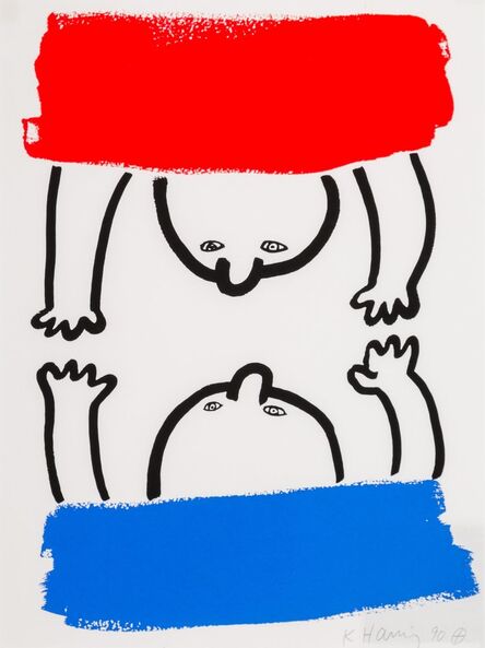Keith Haring, ‘No.15, from The Story of Red and Blue’, 1989-90