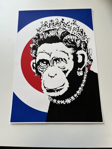 Banksy, ‘Monkey Queen ’, 2003
