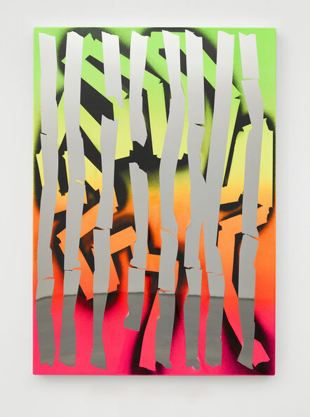 Eddie Peake, ‘Vertical Lines With Zombie Hand’, 2014