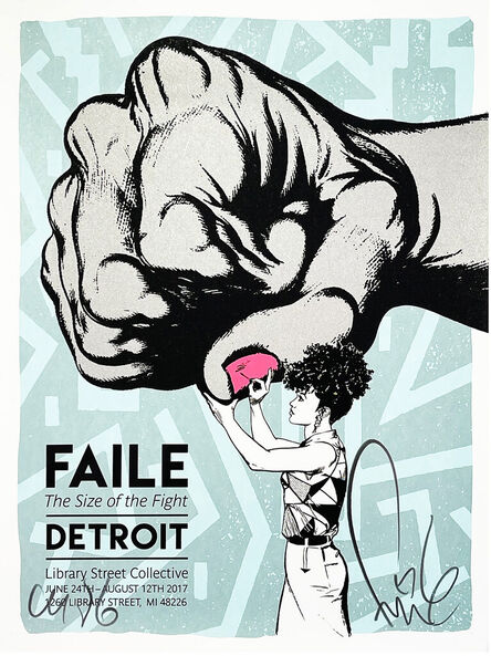 FAILE, ‘'The Size of the Fight' **ON SALE**’, 2017