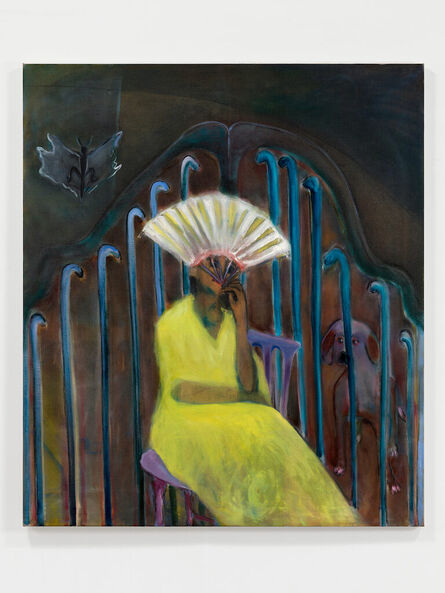 Rosalind Nashashibi, ‘The Yellow Dress (Morisot with a Fan)’, 2022