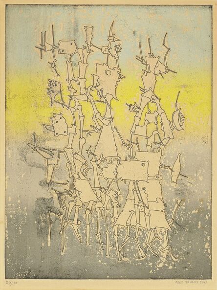 Yves Tanguy, ‘Rhabdomancie, from: Brunidor Portfolio No. 1’, 1947