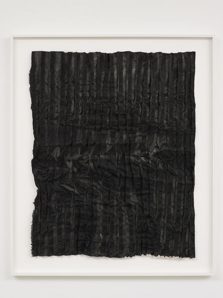 Edith Dekyndt, ‘Burned Pieces (light beige linen from Berlin)’, 2020