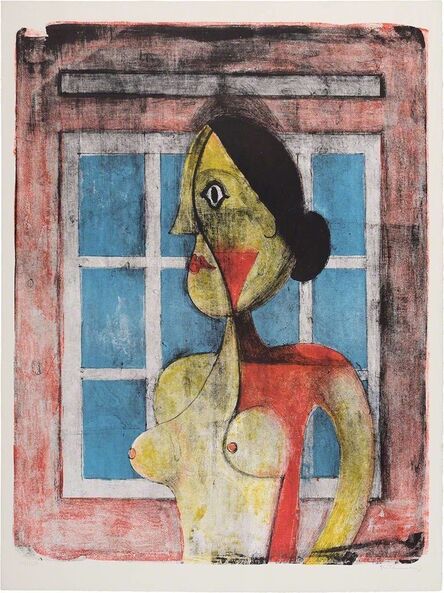 Rufino Tamayo, ‘Portrait De Femme (Pereda 105)’, 1969
